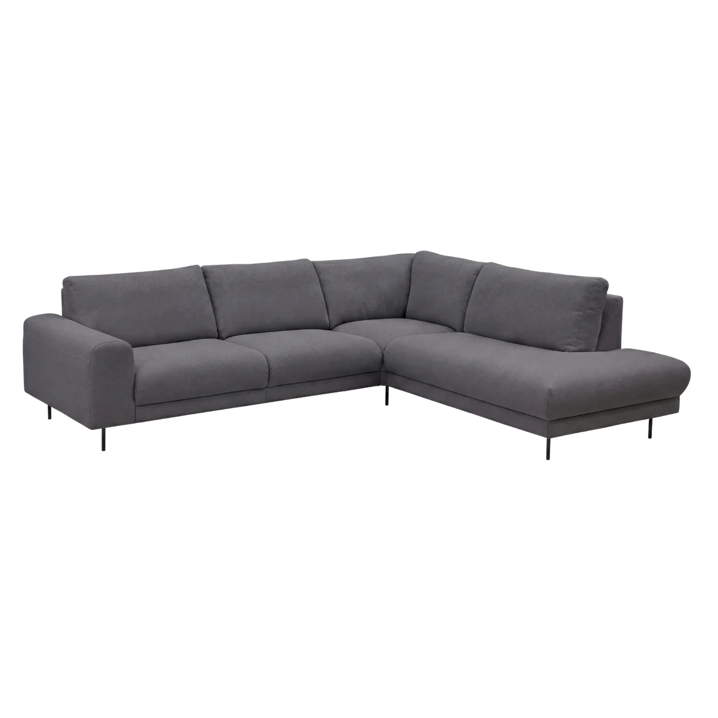 Joy 2,5h-avokulmasohva 276x237 cm, leveät käsinojat, Luna-kangas - Image 19