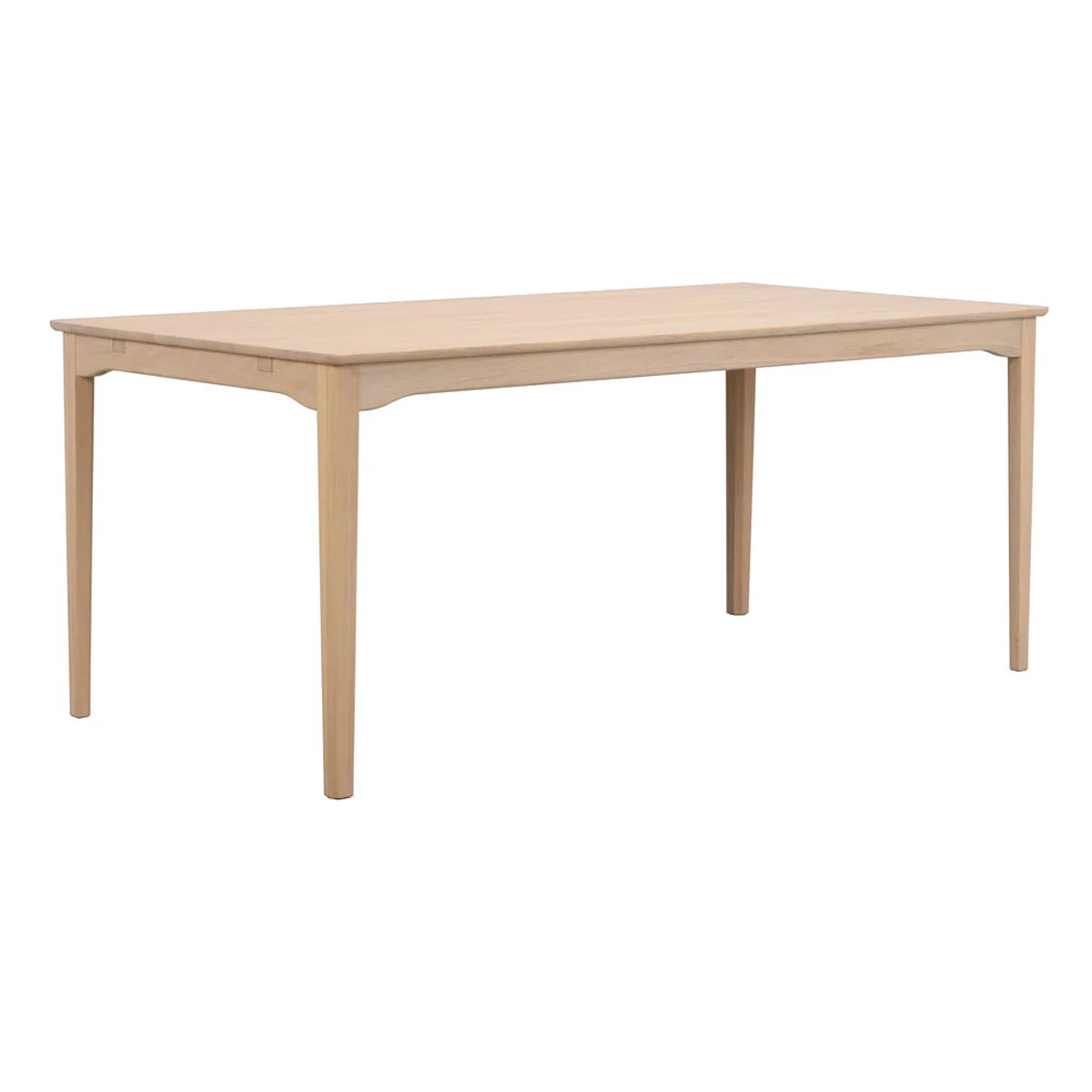 Markham ruokapöytä 180x90 cm valkopesty tammi